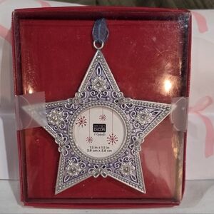 Studio Decor Michaels Christmas Star Ornament Picture Frame Vintage Design